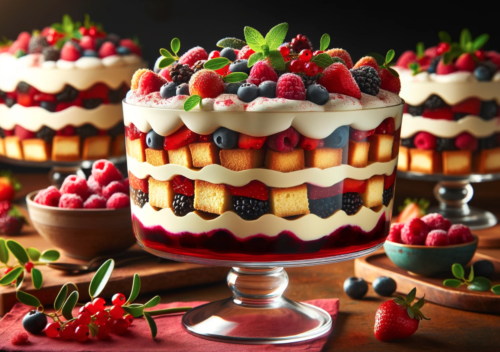 Mistletoe Mixed Berry Trifle